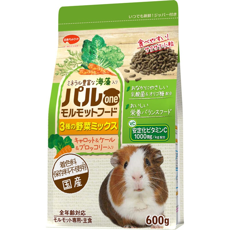 日本PF パルワン モルモット3種の野菜M 600g