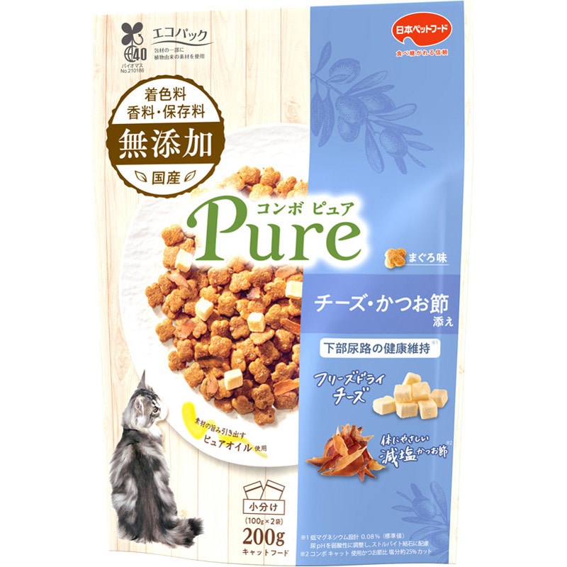 日本PF コンボピュア キャットまぐろチーズかつ節 200g