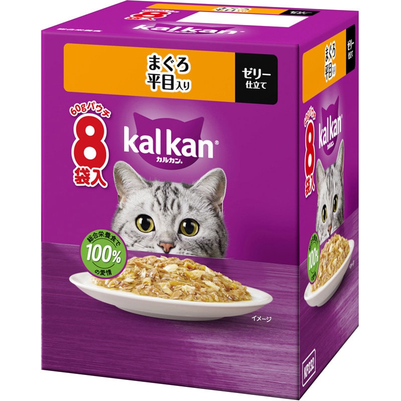 マース カルカン まぐろ・平目 60g×8袋