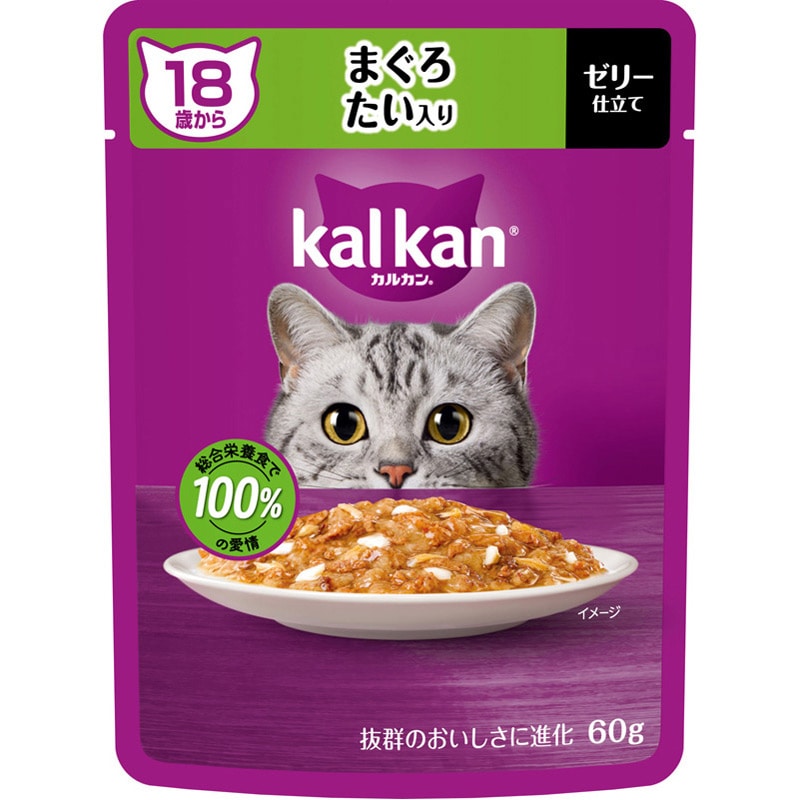 マース カルカン 18歳から まぐろ・たい 60g