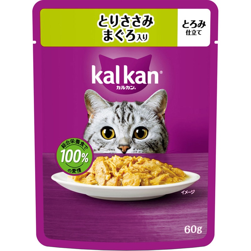 マース カルカン とりささみ・まぐろ 60g