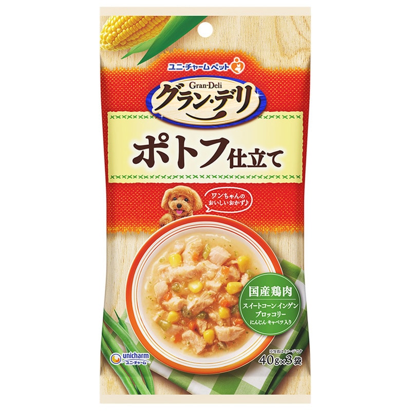 ユニ・チャーム グラン・デリ パウチ ポトフ仕立て40g×3個