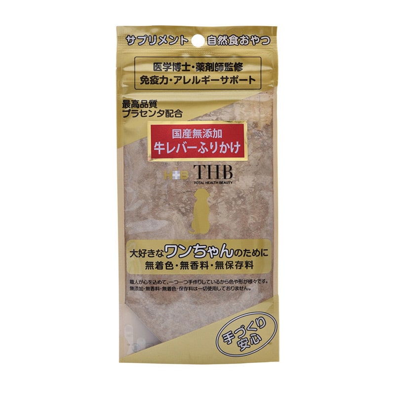 THB 豚プラセンタ 牛レバー ふりかけ 40g 犬用