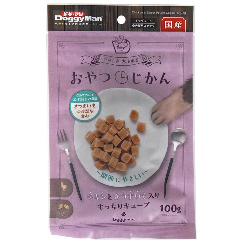 ドギーマンハヤシ おやつじかん サツマイモキューブ 100g