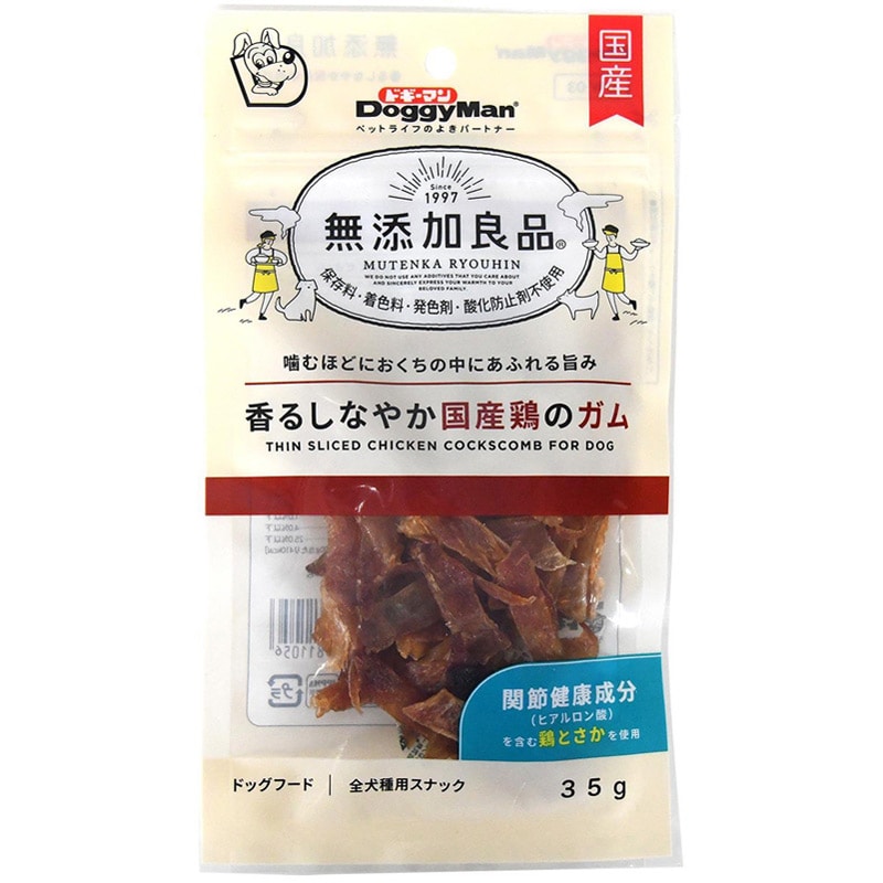 ドギーマンハヤシ 無添加良品 香るしなやか国産鶏のガム 35g