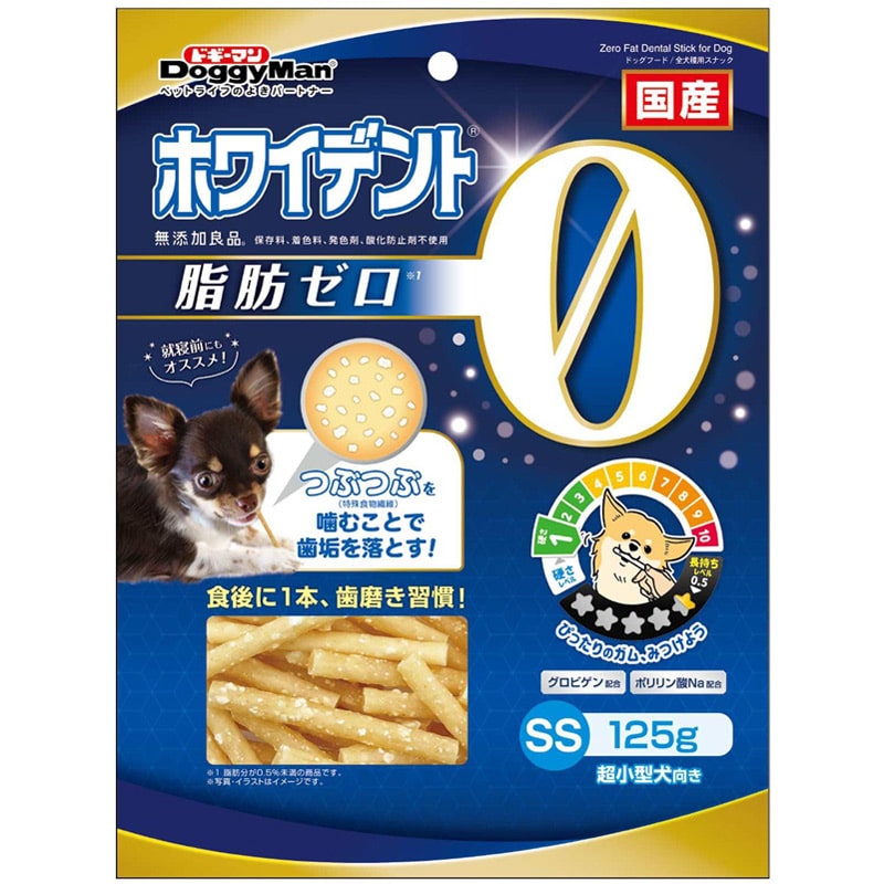 ドギーマンハヤシ ホワイデント 脂肪ゼロ SS 125g