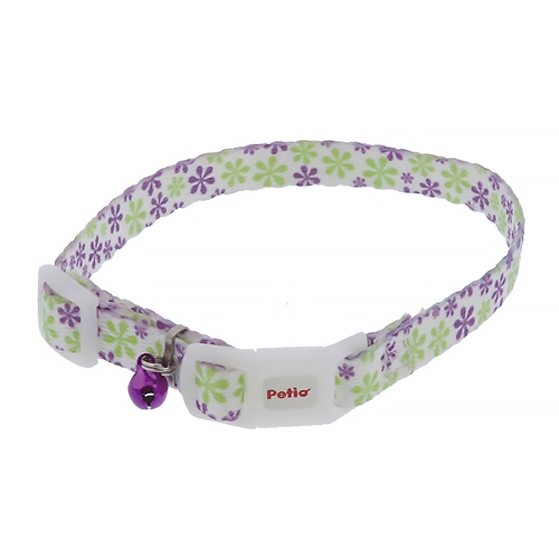ペティオ Petio CAT COLLAR キャットカラー フラワーカラー パープル
