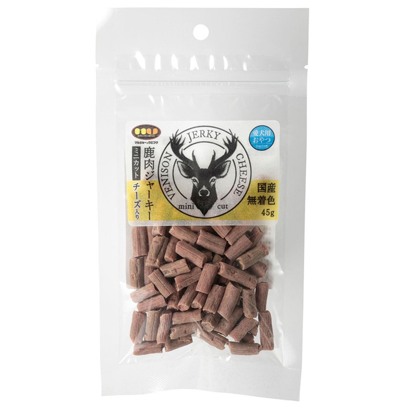 鹿肉ジャーキーミニカット チーズ 45g