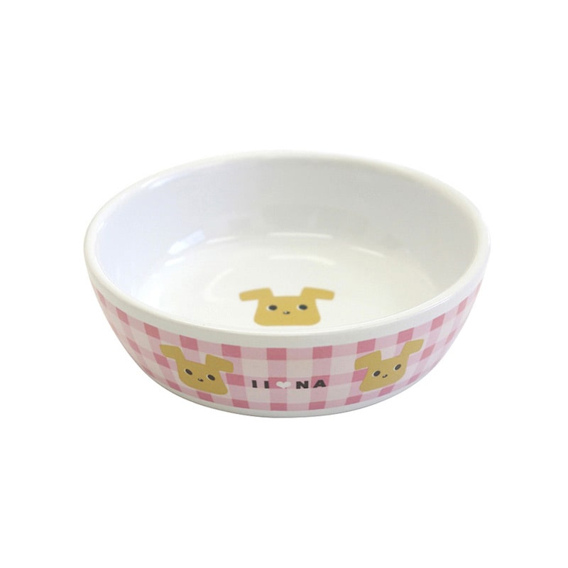 マルカン IINA はじめての陶器食器 犬用 ピンク