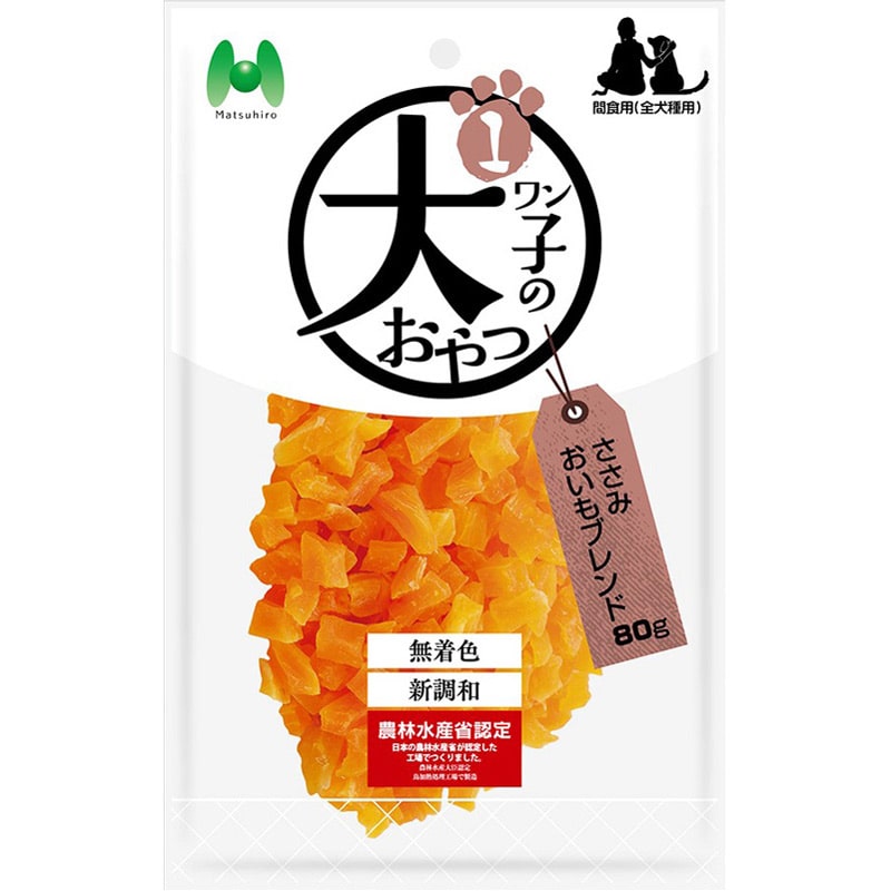 マツヒロ ワン子のおやつ ささみおいもブレンド 80g