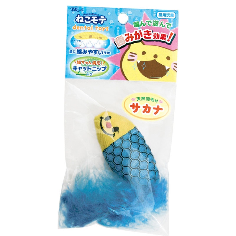 アース・ペット ねこモテ 歯みがきトイ01 サカナ