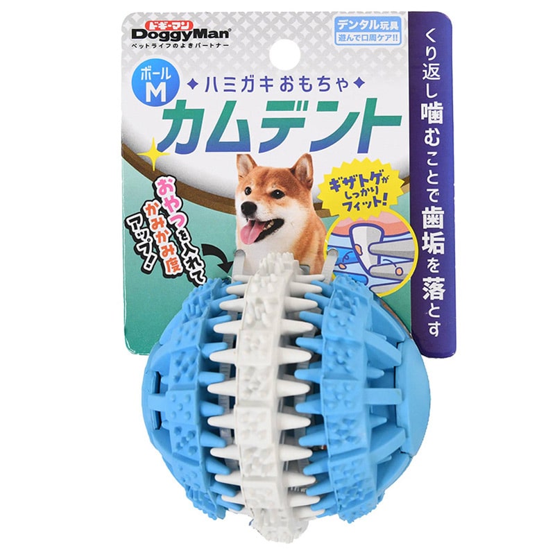 ドギーマンハヤシ ハミガキおもちゃ カムデント ボール M