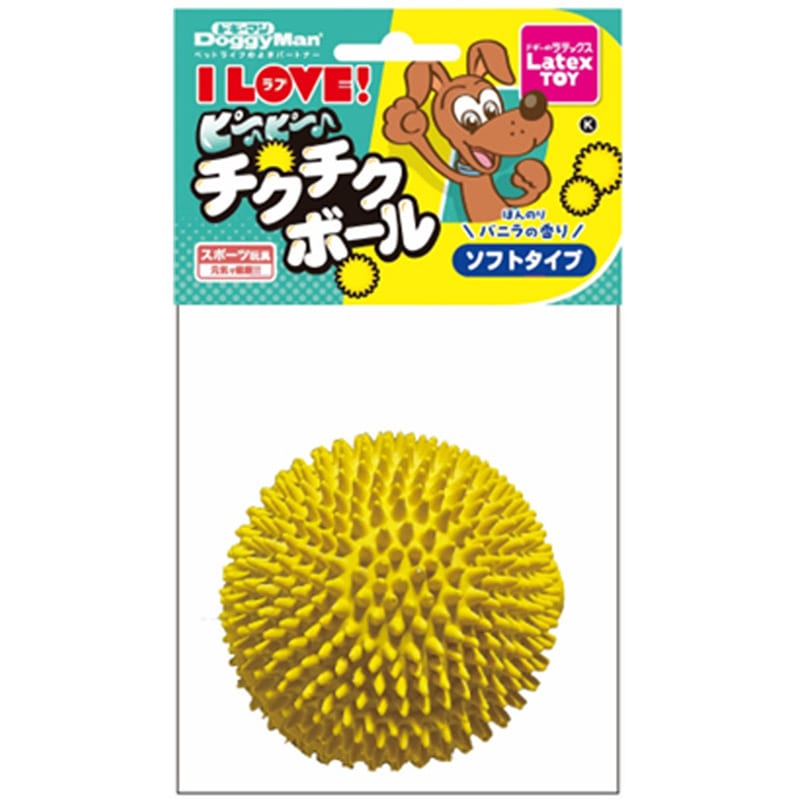 ドギーマンハヤシ I LOVEピーピー チクチクボール
