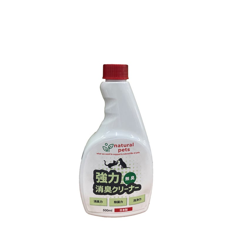 シプレール ナチュラルペッツ 強力消臭クリーナー 無香詰替 500ml