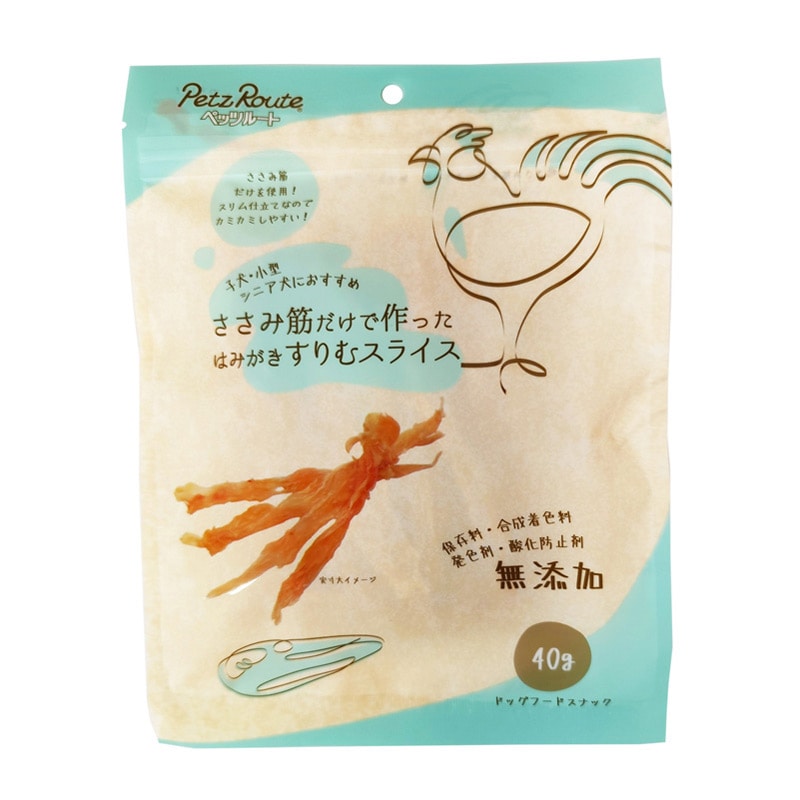 ペッツルート ささみ筋はみがき すりむスライス 40g