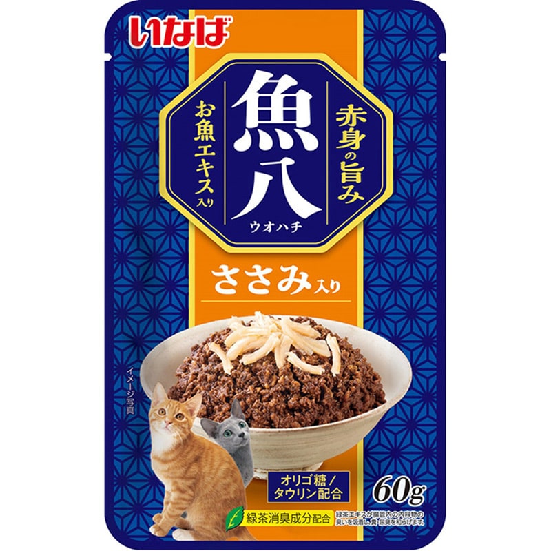 いなば 魚八パウチ ささみ入り 60g