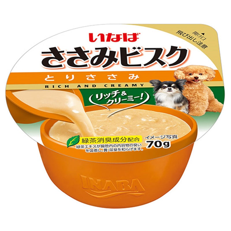 いなば ささみビスクカップ とりささみ 70g