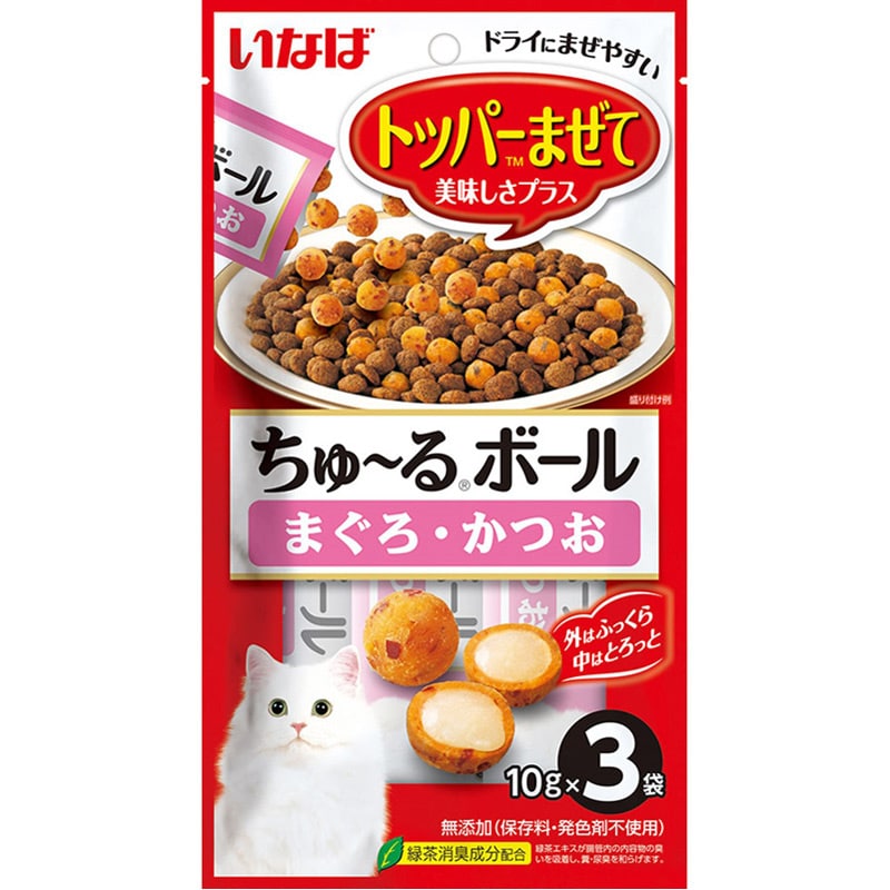 いなば ちゅ〜るボール まぐろ・かつお 3袋