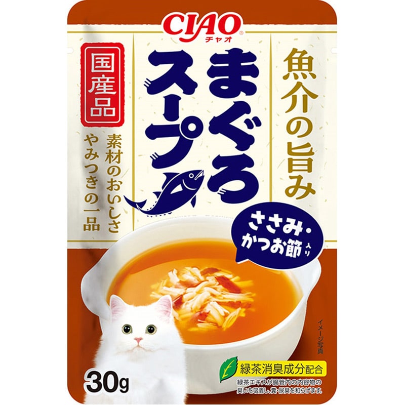 いなば CIAO まぐろスープ ささみ・かつお節入り 30g