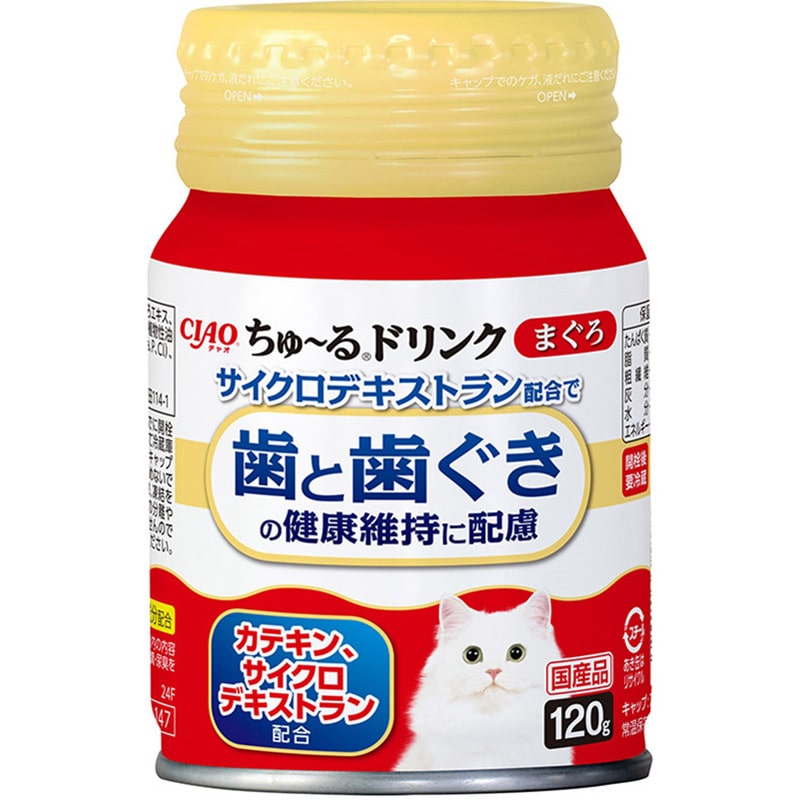 いなば CIAO ちゅ〜るドリンク まぐろ 歯と歯ぐきの健康維持に配慮