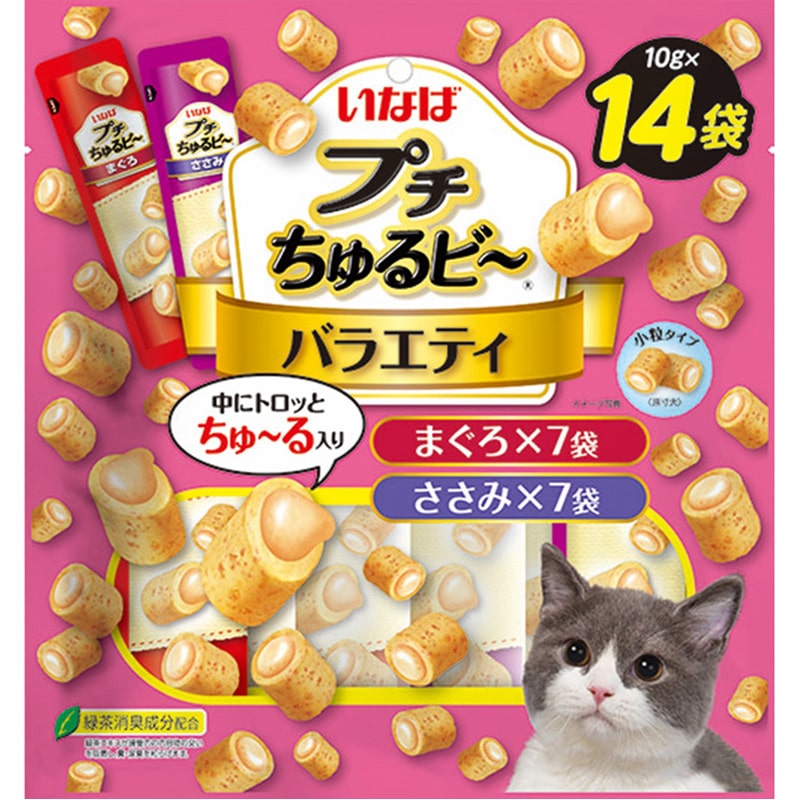 いなば プチちゅるビ〜 バラエティ 14袋入り
