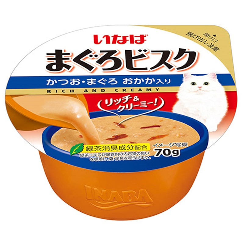 いなば まぐろビスクカップ かつお・まぐろ・おかか 70g