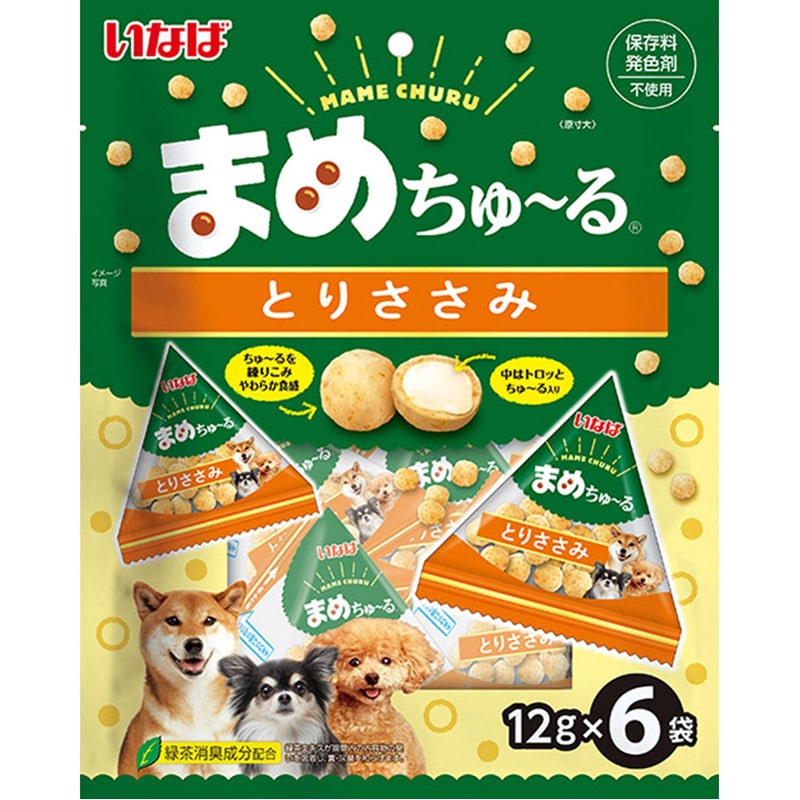 いなば まめちゅ〜る とりささみ 12g×6袋