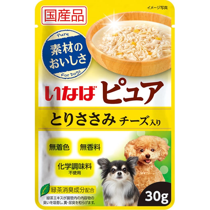 いなば ピュアパウチ とりささみ チーズ入り 30g