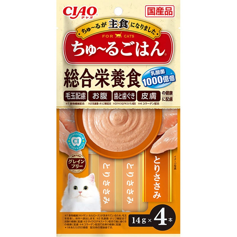 いなば CIAO ちゅ〜るごはん とりささみ