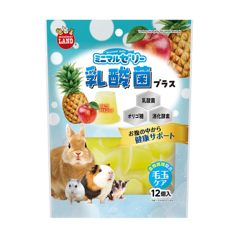 マルカン ミニマルゼリー 乳酸菌プラス 12P ML-576