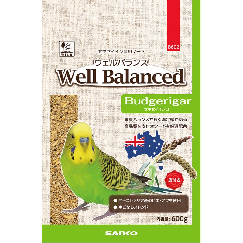 三晃商会 WBセキセイインコ 600g B602