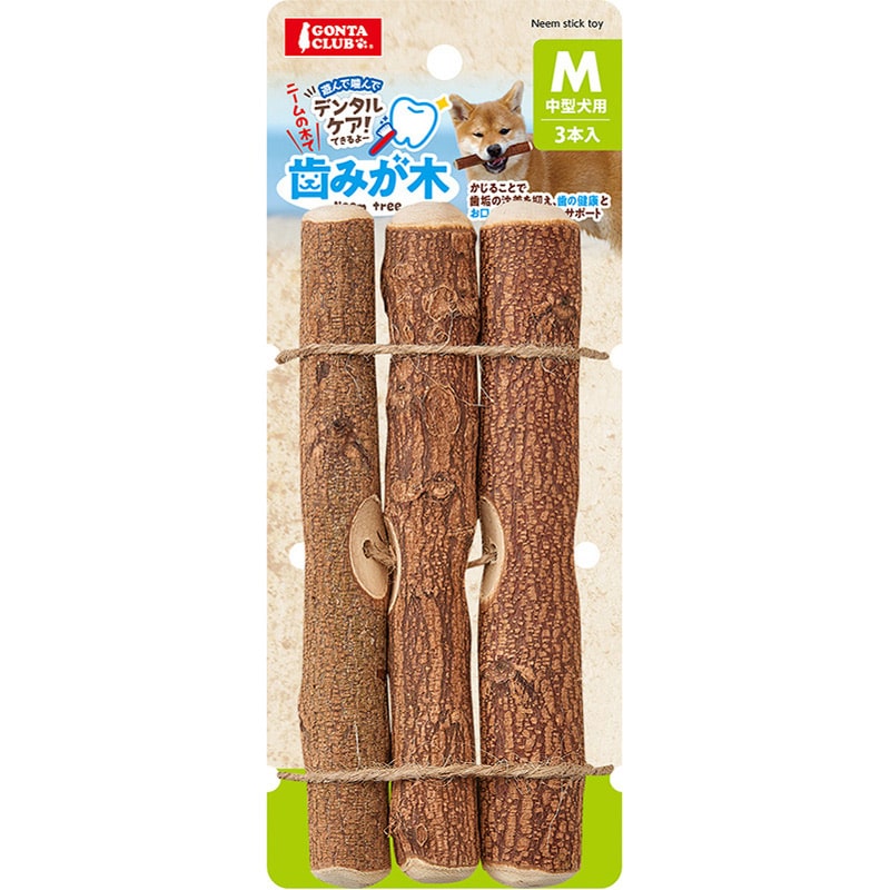 マルカン 歯みが木 M 3本入り