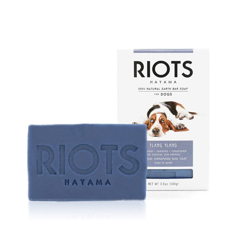 RIOTS ナチュラルアースバーソープ 100g イランイラン