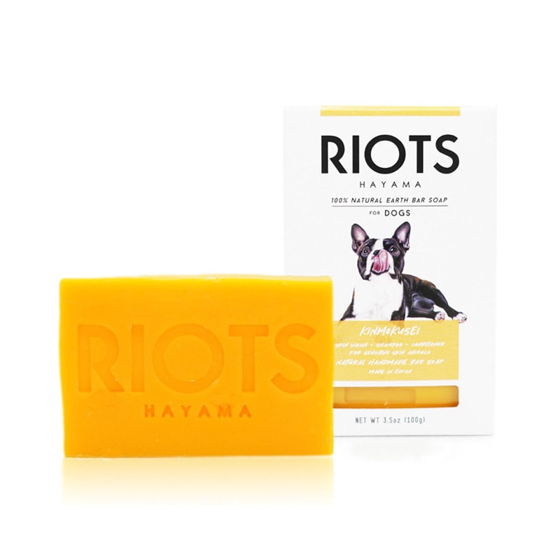 RIOTS ナチュラルアースバーソープ 100g キンモクセイ