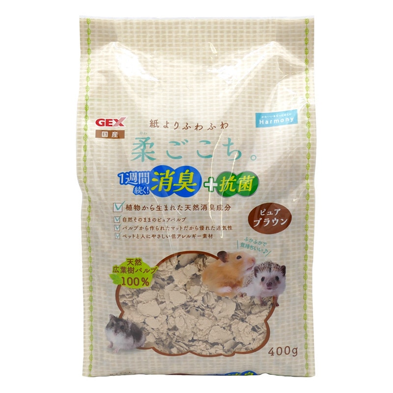GEX 柔ごこちピュアブラウン 400g