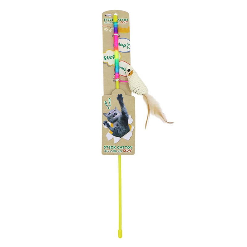 スティック猫じゃらしロングナチュねずみ
