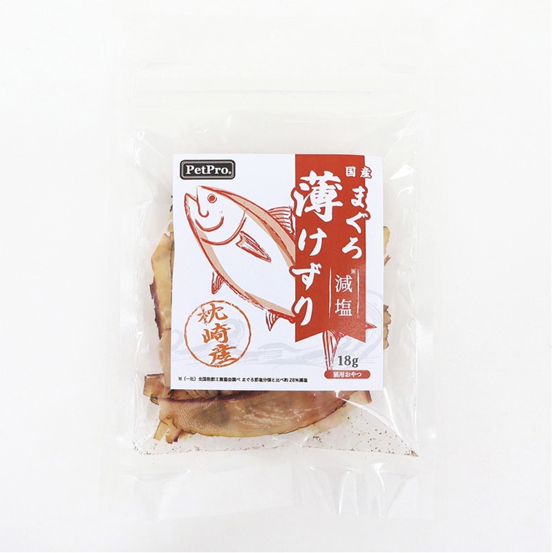 ペットプロ 減塩まぐろ 薄けずり 18g入り