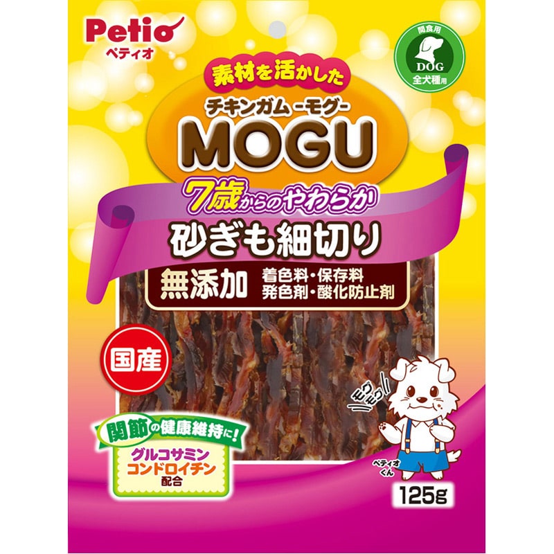 ペティオ チキンガムMOGU7歳砂ぎも細切り125g