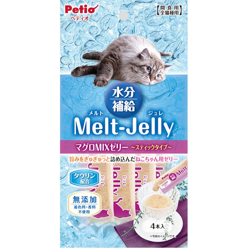 ペティオ メルトジュレ マグロMIX ゼリースティック 4本