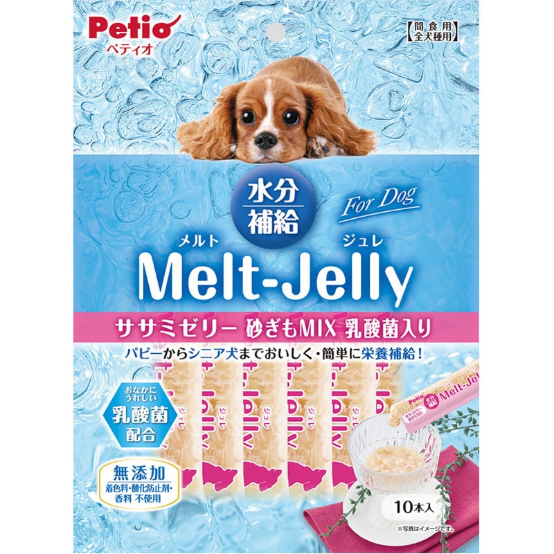 ペティオ メルトジュレDogササミゼリー砂ぎも 10本