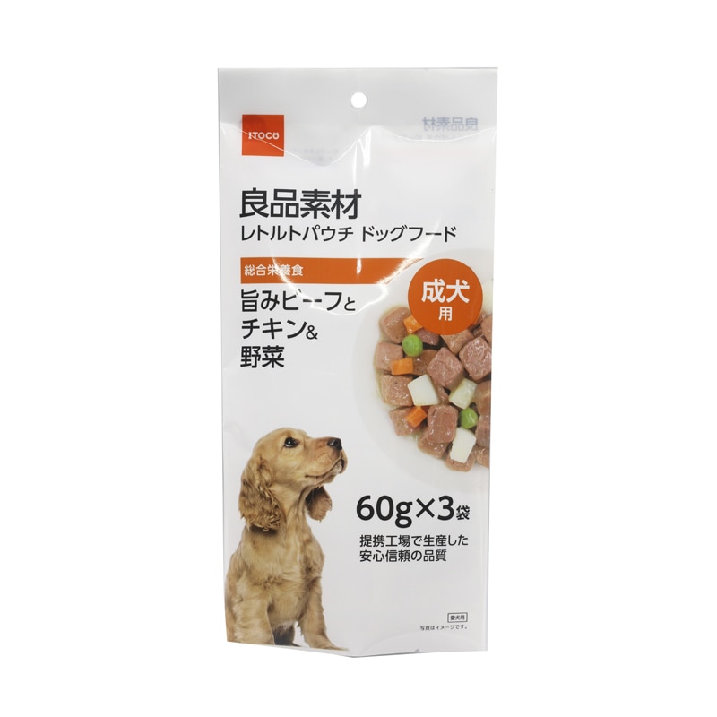 �Ǖi�f�� �����p�|�݃r�[�t�ƃ`�L������� 60g×3��