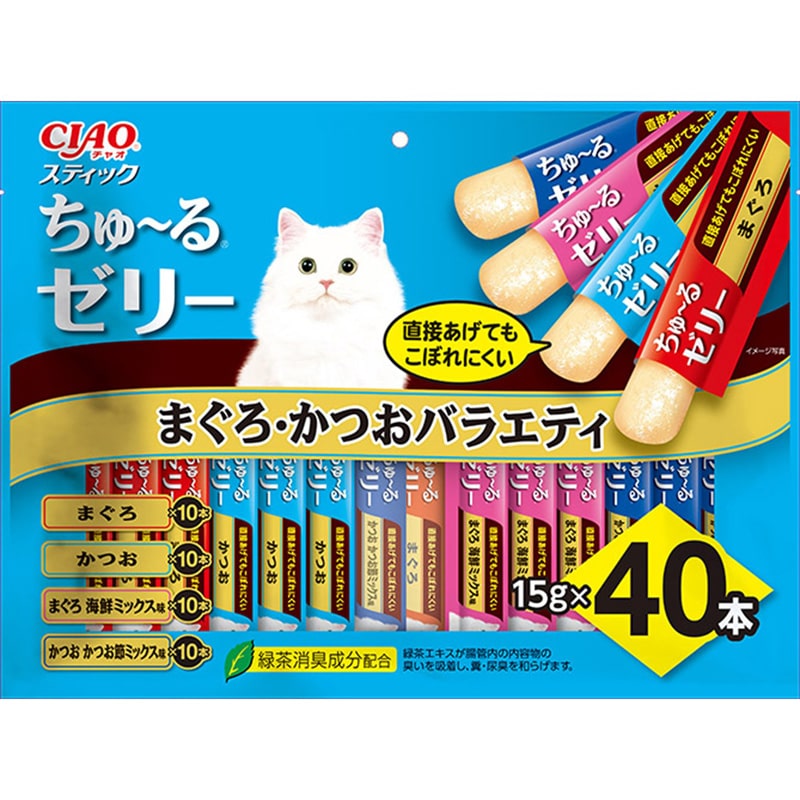 CIAO �X�e�B�b�N ����`��[���[ �܂���E�����o���G�e�B 15g×40�{