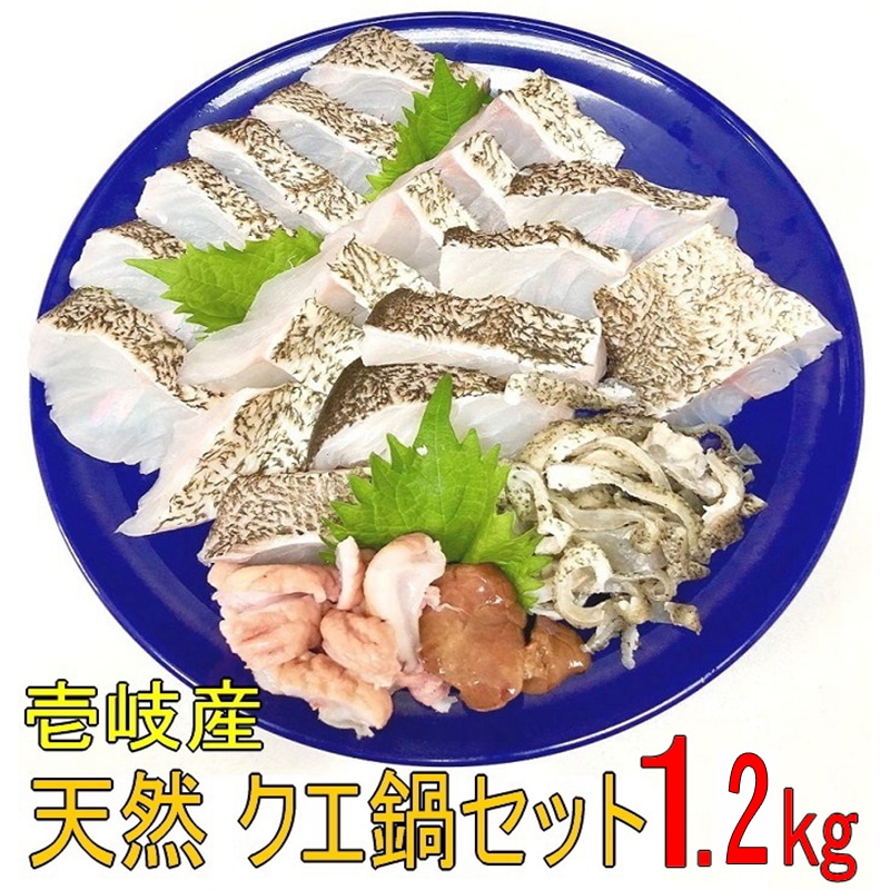 【冷凍】高級魚クエ 1.2kg 5〜6人前