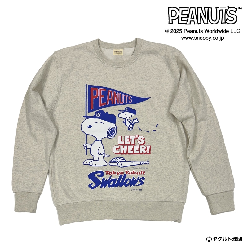 25SNOOPY SWALLOWS トレーナー(オートミール) XLサイズ