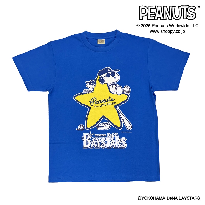 ファッションシーンで話題のこれから流行るブランド12選 25SNOOPY BAYSTARS ブルー)｜郵便 Sサイズ(S Tシャツ（ブルー） 応援グッズ