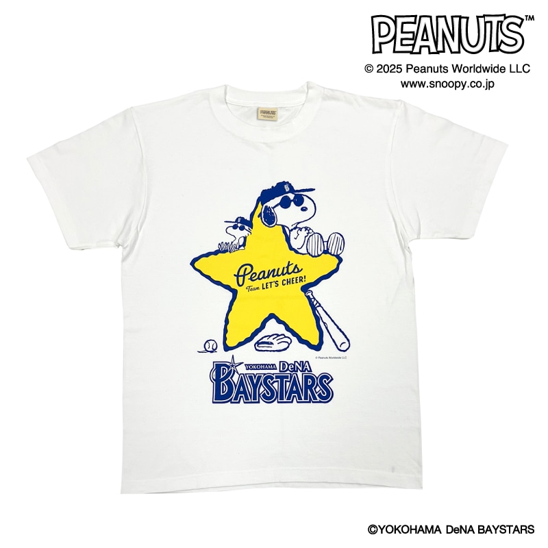 25SNOOPY BAYSTARS Tシャツ(ホワイト) Sサイズ