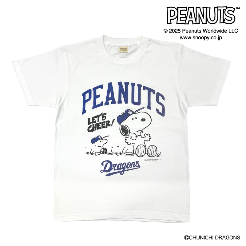 25SNOOPY DRAGONS Tシャツ(ホワイト) Sサイズ