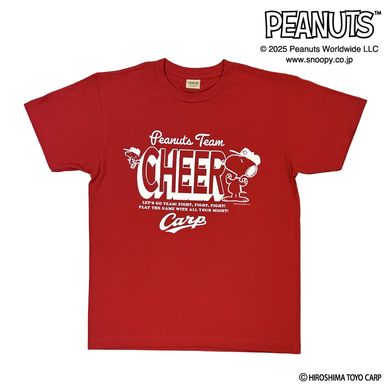 25SNOOPY CARP Tシャツ(レッド) Sサイズ