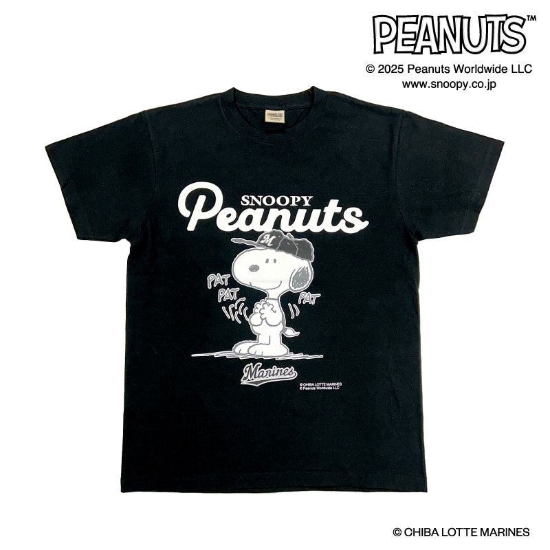 25SNOOPY MARINES Tシャツ(ブラック) Lサイズ