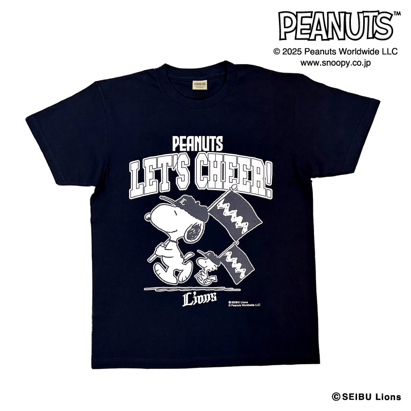 25SNOOPY LIONS Tシャツ(ネイビー) Lサイズ